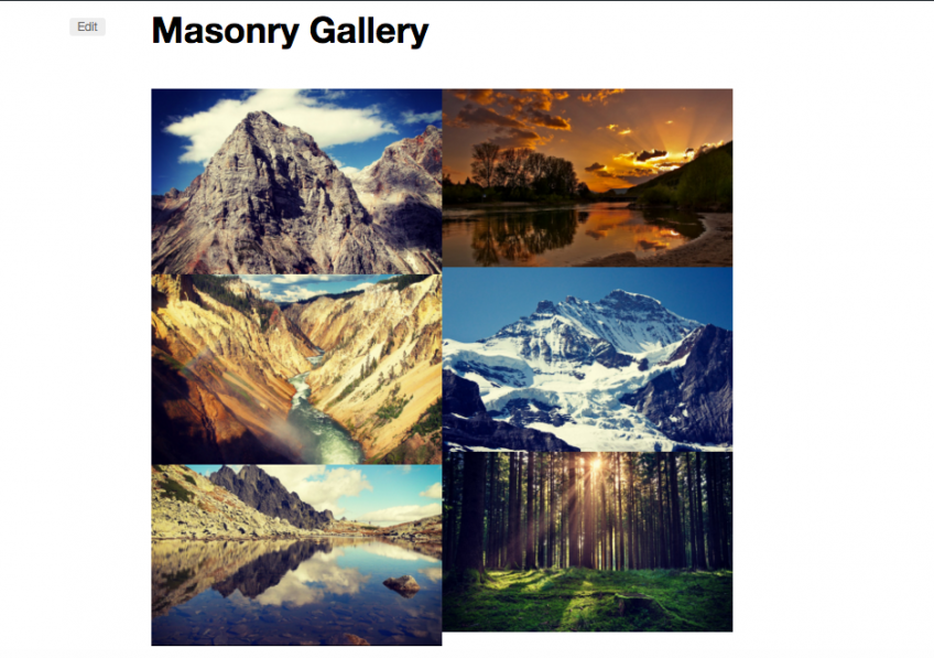 Masonry Gallery Example Image